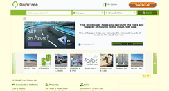 Desktop Screenshot of gumtree.co.za